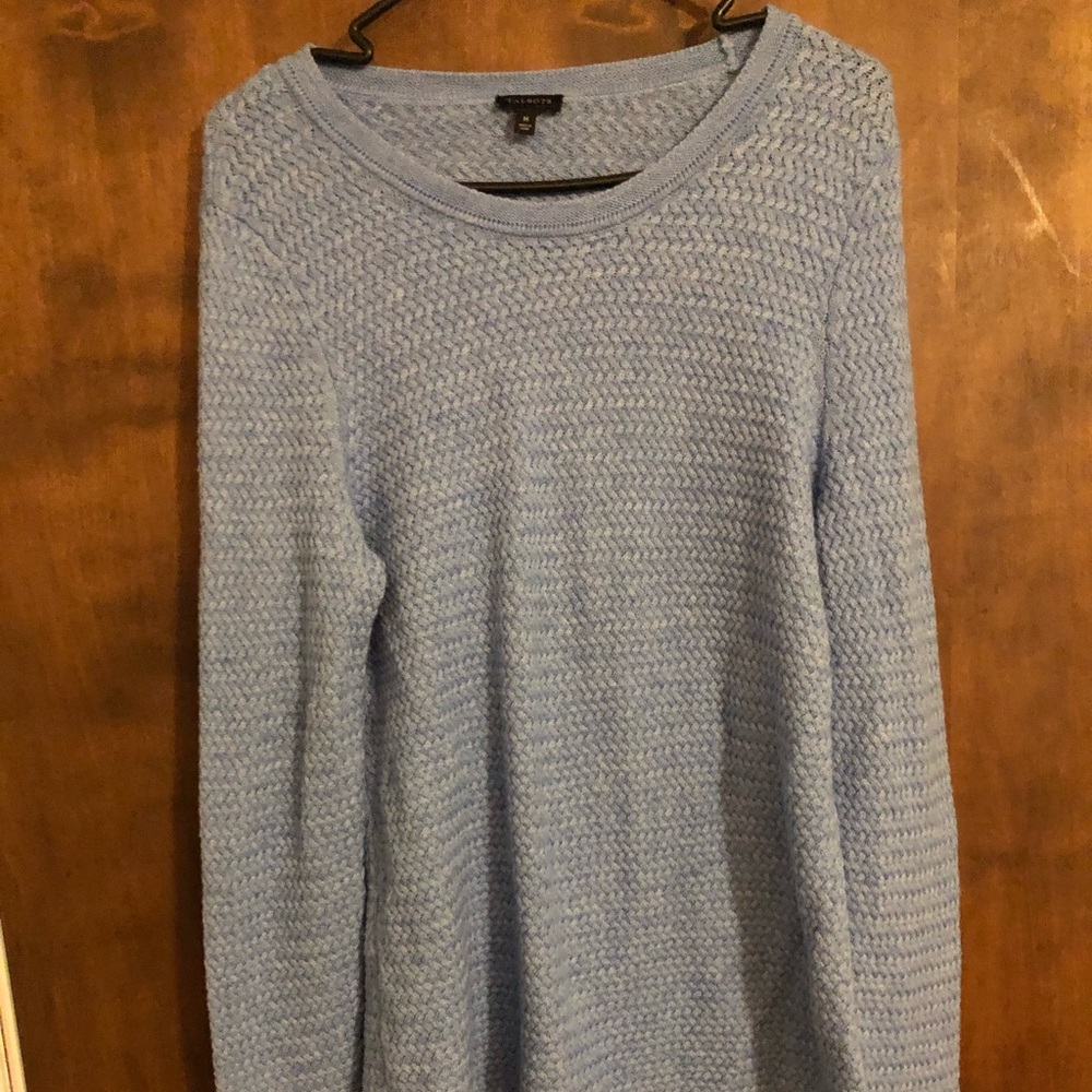 Talbots, Medium baby blue knit sweater